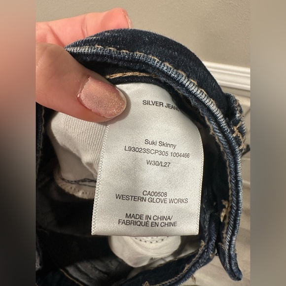 Silver Jeans Co Suki Skinny 30x27 - Picture 5 of 5